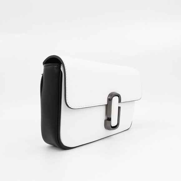 Marc Jacobs Women's The Bicolor J Marc Shoulder Bag White OS - Picture 9 of 12